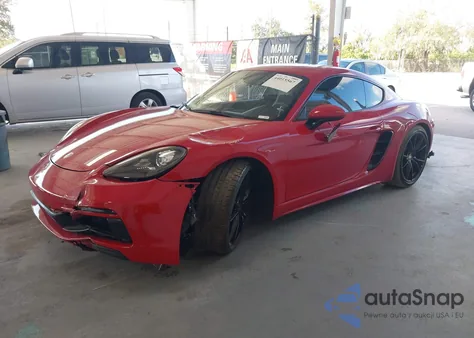 2018 Porsche 718 Cayman Gts from USA, damaged, VIN WP0AB2A83JS278458